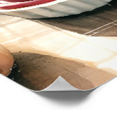 水彩感謝祭のディナーシーン ポスター (角)