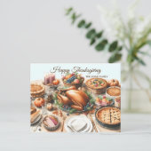水彩感謝祭イラストレーション シーズンポストカード (スタンド正面)
