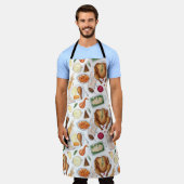 水彩感謝祭ターキーディナー エプロン (着用した状態)