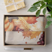 水彩感謝祭デクページティッシュペーパー 薄葉紙 (ギフト)