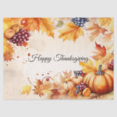 水彩感謝祭デクページティッシュペーパー 薄葉紙 (正面)
