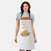 水彩感謝祭トルコ エプロン (着用した状態)