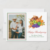 水彩感謝祭Cornucopia写真 シーズンカード (正面)