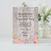 水彩感謝結婚式花束 招待状 (スタンド正面)