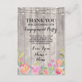 水彩感謝結婚式花束 招待状