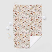 水彩房穂花模様 ゴルフタオル (インサイチュ)