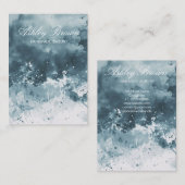 水彩手作ユニークりジュエリーイヤリングディスプレイ 名刺 (正面/裏面)