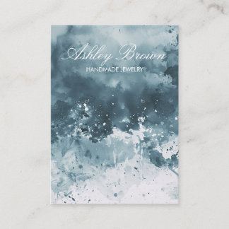 水彩手作ユニークりジュエリーイヤリングディスプレイ 名刺