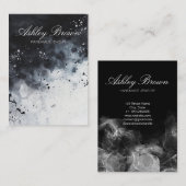 水彩手作ユニークりジュエリーイヤリングディスプレイ 名刺 (正面/裏面)