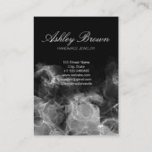 水彩手作ユニークりジュエリーイヤリングディスプレイ 名刺 (裏面)