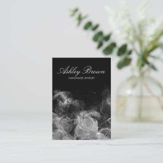 水彩手作ユニークりジュエリーイヤリングディスプレイ 名刺 (スタンド正面)