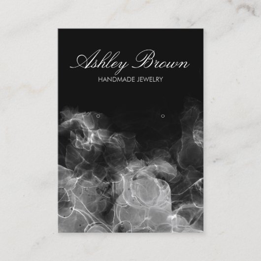 水彩手作ユニークりジュエリーイヤリングディスプレイ 名刺 (正面)