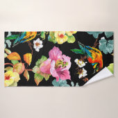 水彩手描きシームレスカラフルパターン バスタオル (バスタオル)