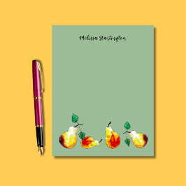 水彩手描き金梨ぼほ レターヘッド