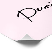 水彩手絵を描型 – 牡丹の優雅な花瓶 ポスター (コーナー)