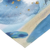 水彩手絵を描抽象芸術 ショートテーブルランナー (コーナー)