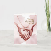 水彩手芸グリーティングカード カード (正面)