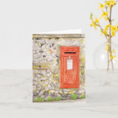 水彩折り畳みグリーティングカード カード (黄色い花)