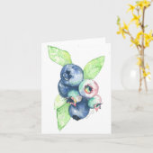 水彩折り畳みグリーティングカード カード (黄色い花)