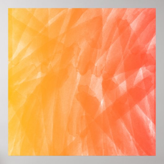 水彩抽象デザイン ポスター (正面)