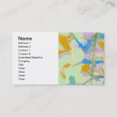 水彩抽象化カスタム法 名刺 (正面)