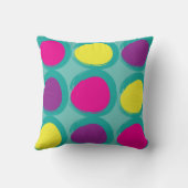 水彩抽象圆 クッション (裏面)