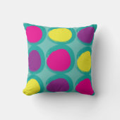 水彩抽象圆 クッション (正面)