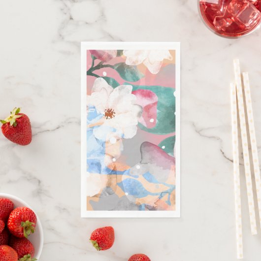 水彩抽象花1 (インサイチュ)