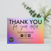 水彩抽象芸術ありがとうメディア挿入 (スタンド正面)