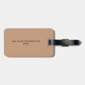 水彩抽象芸術ぼほ – 名前 – 荷物タグ ラゲッジタグ (裏面横)