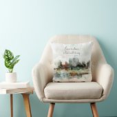 水彩抽象芸術るみ引用文ギフト クッション (椅子)