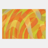 水彩抽象芸術アートラッピング紙 カラフル ラッピングペーパーシート (正面3)