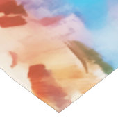 水彩抽象芸術カラフルブラシストロークアート テーブルクロス (アングル)