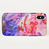 水彩抽象芸術カラフルブラシストロークアート Case-Mate iPhoneケース (裏面(横))