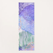 水彩抽象芸術カラフル背景 ヨガマット (正面)