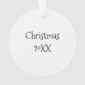 水彩抽象芸術キノコ オーナメント (裏面)