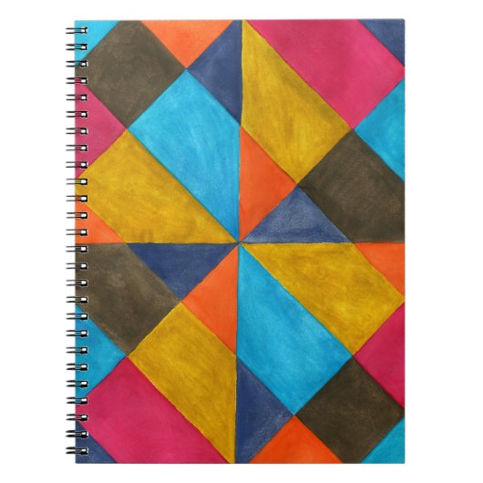 水彩抽象芸術クリエイティブデザイン。 ノートブック (正面)