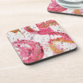 水彩抽象芸術コースター コースター (左側)