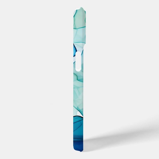 水彩抽象芸術シーガラス名物 Case-Mate iPhoneケース (裏面 / 右)