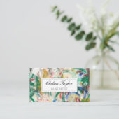 水彩抽象芸術スクリプトウェーブープロフェッショナル 名刺 (スタンド正面)