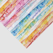 水彩抽象芸術ストライプ誕生日 薄葉紙 (詳細)