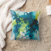 水彩抽象芸術スプラッシュ装飾用クッション クッション (ブランケット)