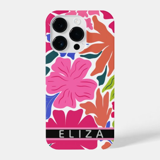 水彩抽象芸術フローラカスタム電話ケース iPhoneケース (裏面)