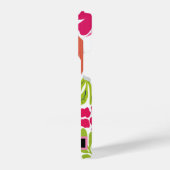 水彩抽象芸術フローラカスタム電話ケース iPhoneケース (左側面)