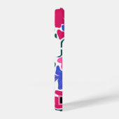 水彩抽象芸術フローラカスタム電話ケース iPhoneケース (右側面)