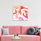 水彩抽象芸術プリントウォールアート キャンバスプリント (インサイチュ (リビング))