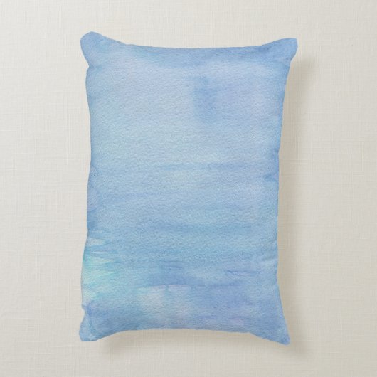 水彩抽象芸術上のスリープ解除領域なし アクセントクッション (裏面(縦))