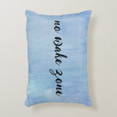 水彩抽象芸術上のスリープ解除領域なし アクセントクッション (正面(垂直))