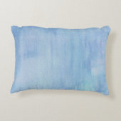 水彩抽象芸術上のスリープ解除領域なし アクセントクッション (裏面)