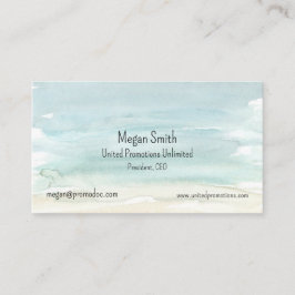 水彩抽象芸術名刺 名刺